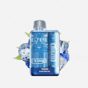 ELF BAR TE5000 Disposable 5000 bocanadas Blue Razz Ice 550mAh